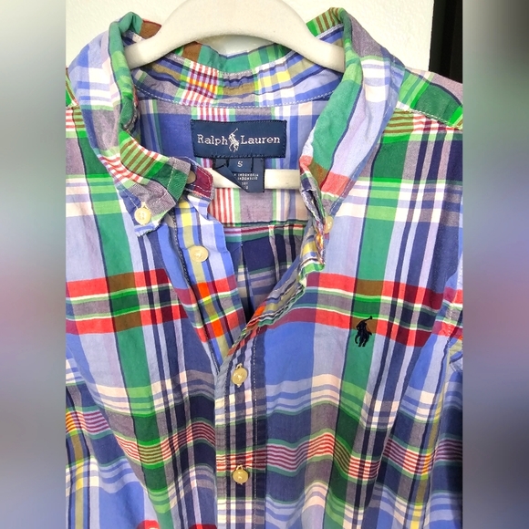 Ralph Lauren button up Boy's size 5 - Picture 3 of 3
